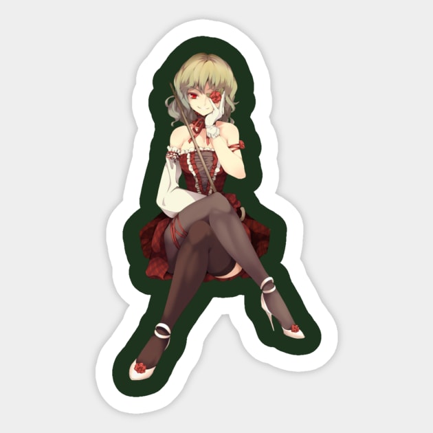 Yuuka kazami [touhou] Sticker by orboffails